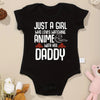 Cute Baby Girl Onesie – High-Quality 100% Cotton Newborn Bodysuit – Anime-Inspired Fashion Outfit for Infants (0-24 Months)