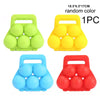 4-Piece Duck-Shaped Snowball Maker Clips Set for Outdoor Winter Play and Sand Molds