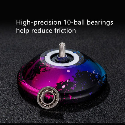 New Professional Butterfly Yo-Yo - Metal Alloy Aluminum with KK Bearing - High-Speed Classic Yo-Yo Toy for All Ages