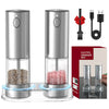 Electric Pepper Grinder Stainless Steel USB Rechargeable Adjustable Coarseness Spice Mill Kitchen Tool
