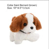 Walking, Barking Baby Toy Dog with Wagging Tail, Plush Interactive Electronic Puppy, Montessori Toy for Boys and Girls Christmas Gift