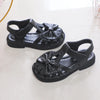 Baby Sandals for Girls – Peep-Toe Breathable Bow-Knot Princess Sandals, Soft Summer Fashion, Cute & Versatile Children’s Shoes