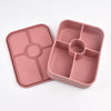 Food Grade Silicone 5-Grid Lunch Box & Bento Box – Microwave & Freezer Safe, Leakproof Lunch & Snack Storage with Lid for School, Work, and Travel