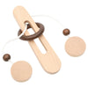 Wooden Kongming Lock Puzzle, Classic Luban Lock Brain Teaser Toy, Ring Escape Intelligence Game