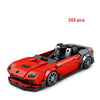 MOC Speed Racing Car Building Blocks Set — Small Studded Sports Car Garage Toy