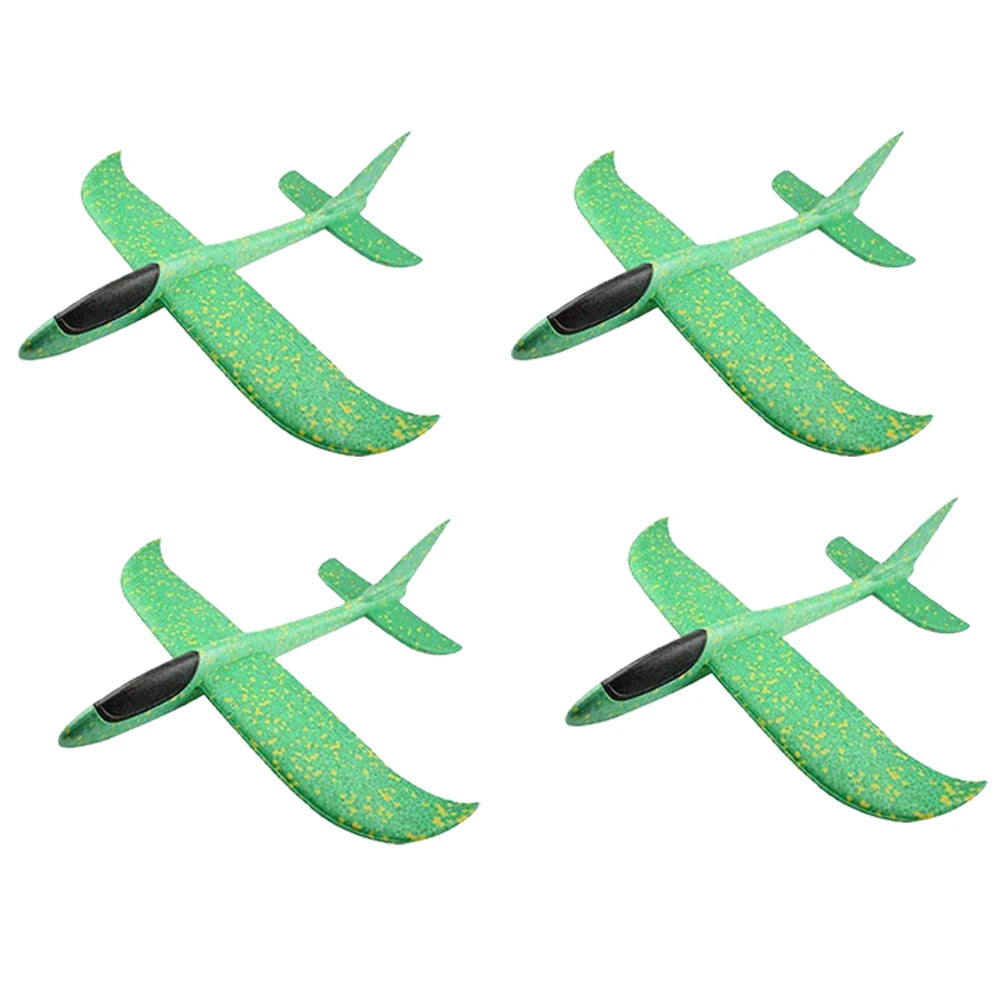 Large Foam Plane Glider 36 cm (14.17 in) and 48 cm (18.9 in) Hand Throw Airplane Outdoor Kids Toy Gift