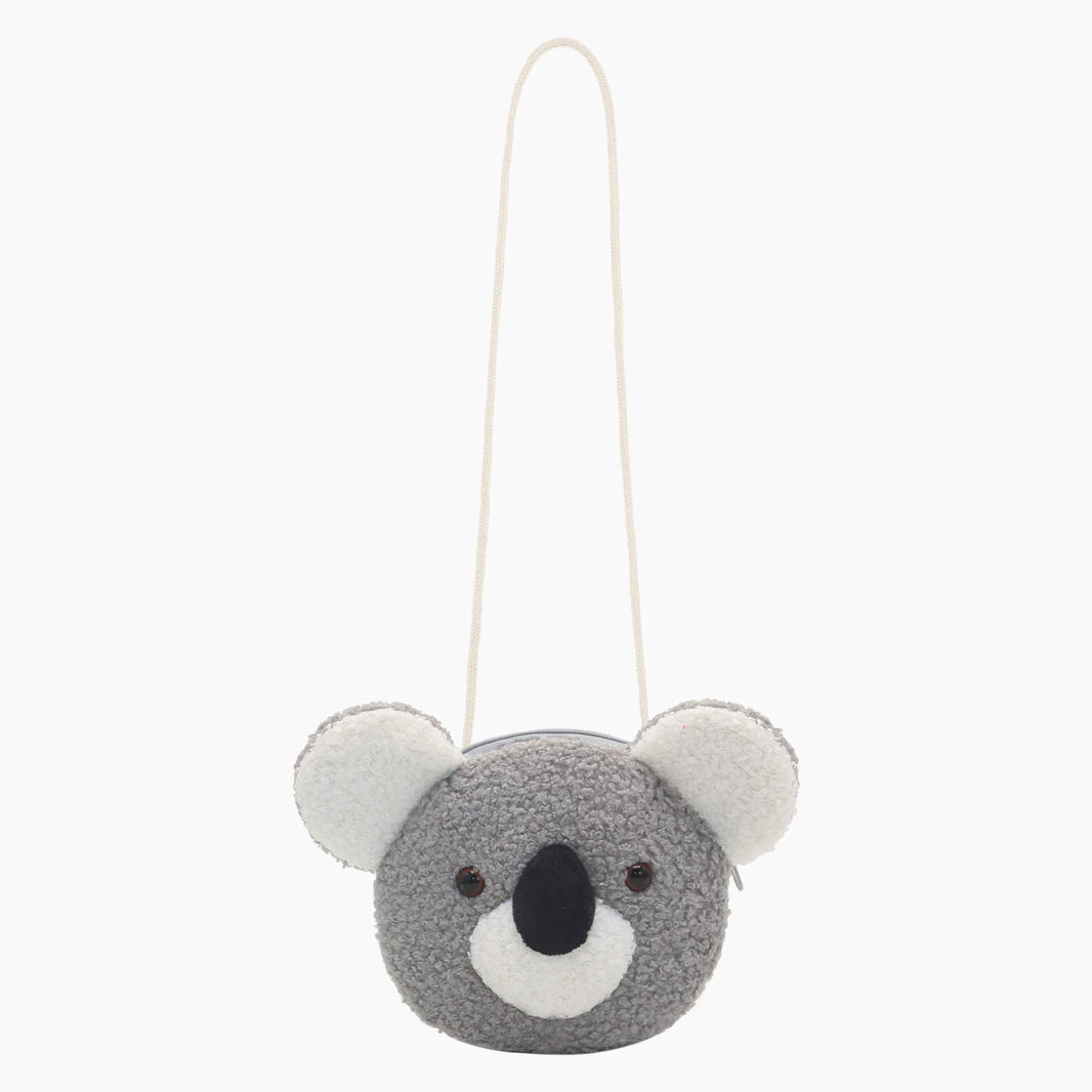 Cartoon Plush Crossbody Bag – Cute Animal Bear Coin Wallet, Mini Shoulder Bag for Boys & Girls - Kidzy Market