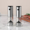 Electric Automatic Pepper And Salt Grinder With LED Light Adjustable Coarseness Kitchen Tool