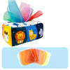 Montessori Magic Tissue Box Sensory Toy for Babies & Toddlers - Educational Finger Exercise Busy Board