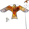 Outdoor 47 Inch Yellow Bird Scaring Eagle Kite – Ideal for Garden, Orchard, Farm