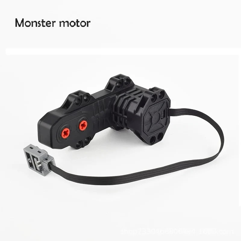 MOC Power Functions Motor Kit – IR Remote Control, Receiver, and Battery Box for Technical Building Blocks