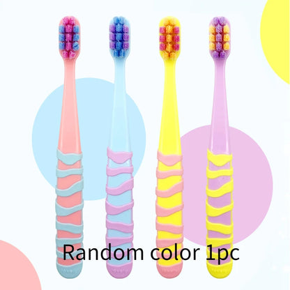 Children's Cartoon Cat Toothbrush, Super Soft Bristles, High Quality Training Toothbrush for 1-6Y Kids Dental Care