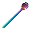 1PC 304 Stainless Steel Cat Claw Spoon For Coffee Tea Ice Cream Dessert
