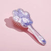 1 Piece Transparent Cartoon Kids Hair Brush – Glitter Cat Paw Massage Cushion Comb for Girls, Children's Hair Care Tool