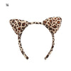 Plush Animal Ears Headband – Cartoon Dog Zebra Tiger Hairband, One Size for Kids & Adults, Cosplay Party Accessory