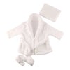Baby Photography Props Baby Hooded Robe with Belt Bathrobes Bath Towel Cucumber Slipper Set Creative Photo Outfit for 0-3 Months