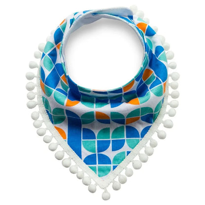 Fashionable Waterproof Cotton Baby Bibs – Triangle Saliva Towel & Pacifier Bibs for Infants - Kidzy Market