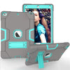 OLPAY Shockproof Kids Armor Stand Tablet Case for iPad Mini/Air/Pro – Rugged Silicone Protective Cover for 7.9-inch, 8.3-inch, 9.7-inch, 10.2-inch, 10.5-inch, 11-inch & 12.9-inch iPads
