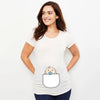 Cute Pattern Print Women's Maternity Shirts 3 Packs Side Ruched Pregnancy Tee Top Tunic Blouse Casual Loose Mama Clothes