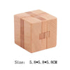 Wooden Lu Ban Brain Teaser 3D Puzzle – Educational Logic Game for Kids & Adults