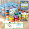 12/24/36 Colors Super Light Clay Set - Air-Dry Polymer Modeling Clay with Carving Tool, DIY Crafts Toy for Children, Gift Idea