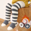 Winter Plush Baby Stockings - Soft & Warm Knee-High Socks for Newborns, Infants & Toddlers (0-3 Years)