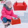 Kids Sandbox Mold Set With Shovel & Castle Brick Walls — Outdoor Beach Sand Play Toy