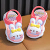 New Summer Beach Sandals – Cute Cartoon Bear Shoes for Boys & Girls, Anti-Slip Soft-Soled Toddler Footwear in Korean Style