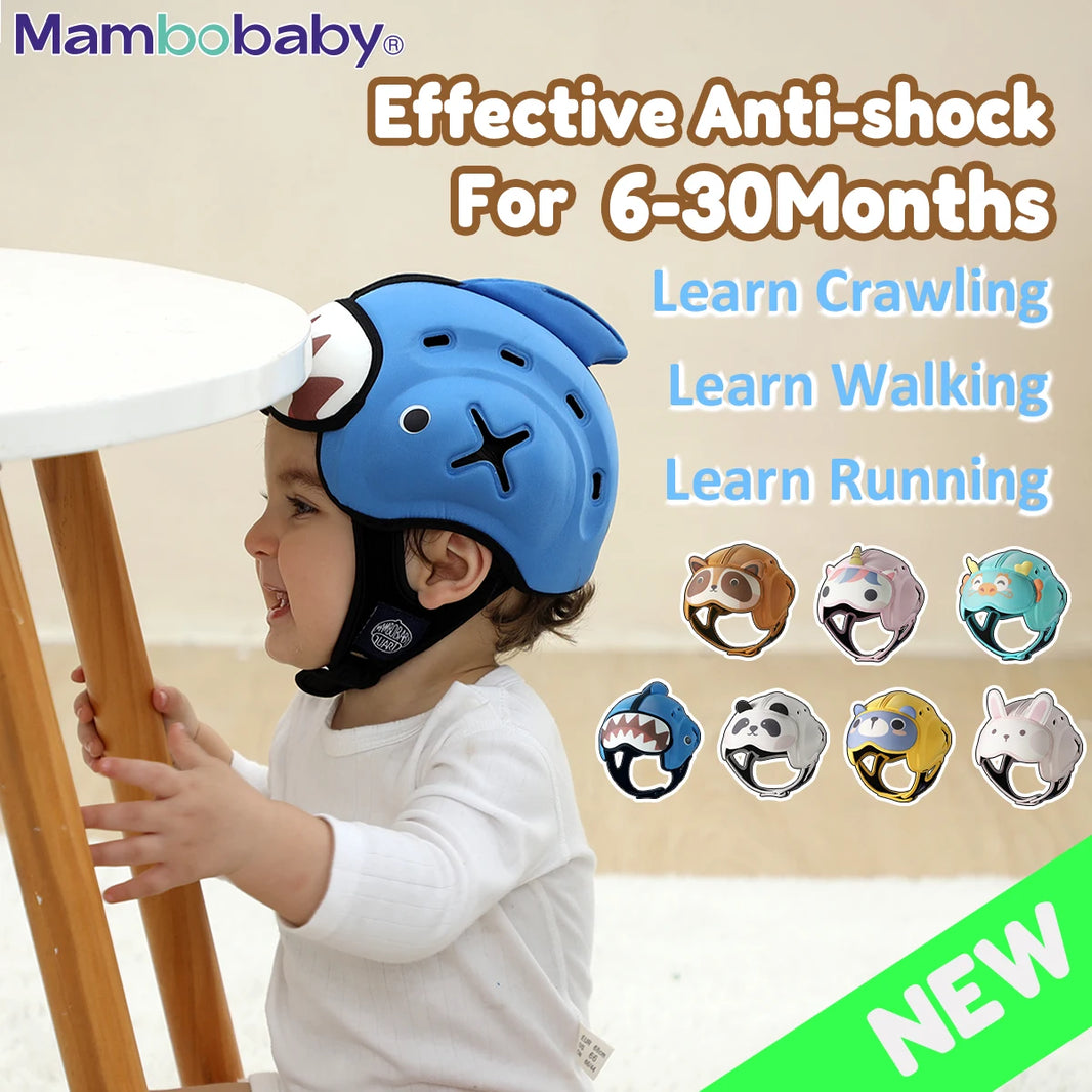 Mambobaby Anti-Shock Baby Helmet – Toddler Head Protector for Infants Learning to Crawl and Walk, Prevents Bumps and Falls