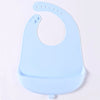 1-Piece Silicone Baby Bib – Waterproof Solid Feeding Bib for Toddlers, Boys & Girls, Saliva-Proof Lunch Apron - Kidzy Market