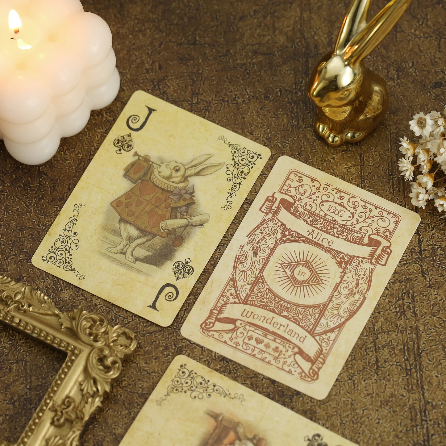1Set Vintage Style Playing Cards - Alice in Wonderland Poker Deck - Retro Board Game - Never Opened