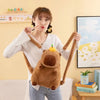 Cute Capybara Dolphin Plush Backpack – Dual-Purpose Shoulder Bag and Tote for Kids