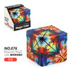 Variety Geometric Changeable Magnetic Magic Cube, Anti-Stress 3D Hand Flip Puzzle Cube, Kids Stress Reliever Fidget Toy