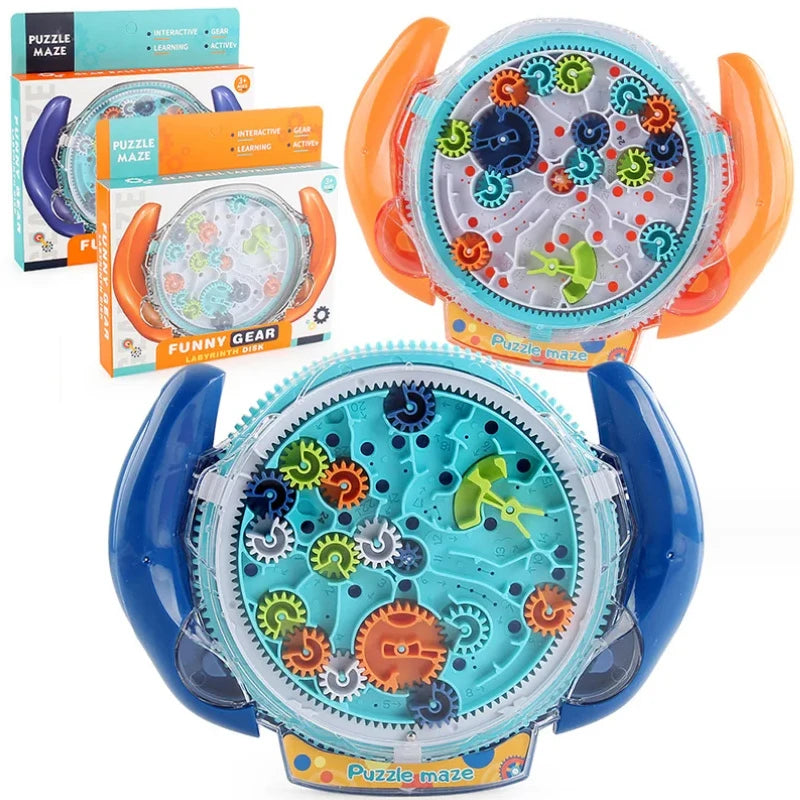 3D Creative Puzzle Maze, Magic Transparent Puzzle, Speed Cube Rolling Ball, Magic UFO Maze Toy, Stress Reliever for Children