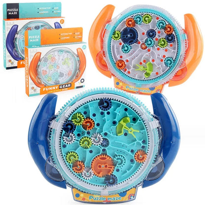 3D Creative Puzzle Maze, Magic Transparent Puzzle, Speed Cube Rolling Ball, Magic UFO Maze Toy, Stress Reliever for Children