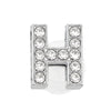 Glitter Rhinestone Alphabet Shoe Charms — Crystal Letter PVC Shoe Decoration for Clogs, Backpacks & Wristbands (2.5–3 cm / 0.98–1.18 in) - 1 Piece