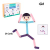 Sport Wooden Man DIY Puzzle Toy – Educational Board Game for Early Learning, Preschool Fine Motor Skills Training for Children