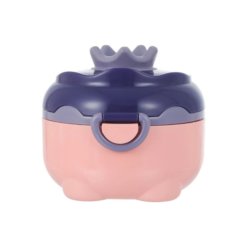 Portable Baby Food Storage Box - BPA Free Formula Dispenser, Cartoon Infant Milk Powder Box, Toddler Snacks Cup Container, Leak-Proof, Eco-Friendly