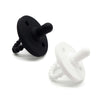 2-Pack Food-Grade Silicone Baby Pacifiers, Easy-Grip Mixed Colors – Christmas Gift