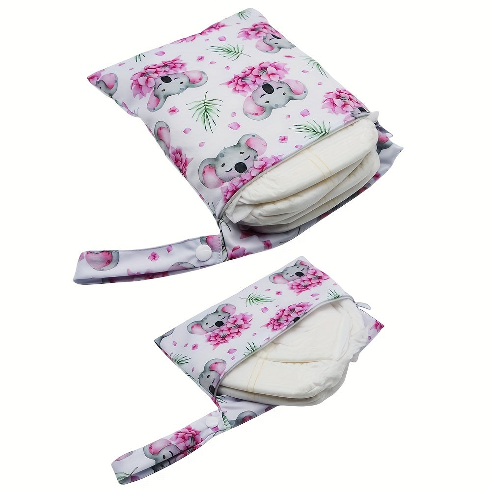 Adorable Koala Print Diaper Bags – 2 Pcs Set by Asenappy, Perfect for Halloween, Thanksgiving, and Christmas Gifts - Kidzy Market