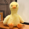 Cute Duck Plush Toy - Super Soft Cartoon Stuffed Animal (Yellow, Pink, White, Black) - Polyester Gift for Kids, Halloween & Christmas