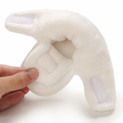 Toddler Baby Girls Booties High-Top Slippers Indoor Crib First Walker Shoes for Winter