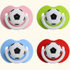 Soft Silicone Soccer Ball Baby Pacifier Soother for 0-6 Years — One-Piece, Easy to Clean | Red, Blue, Green, Pink