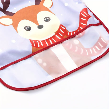 Waterproof Cover-Up Eating Bib – Reversible Wear Bib Apron for Mess-Free Home Feeding - Kidzy Market