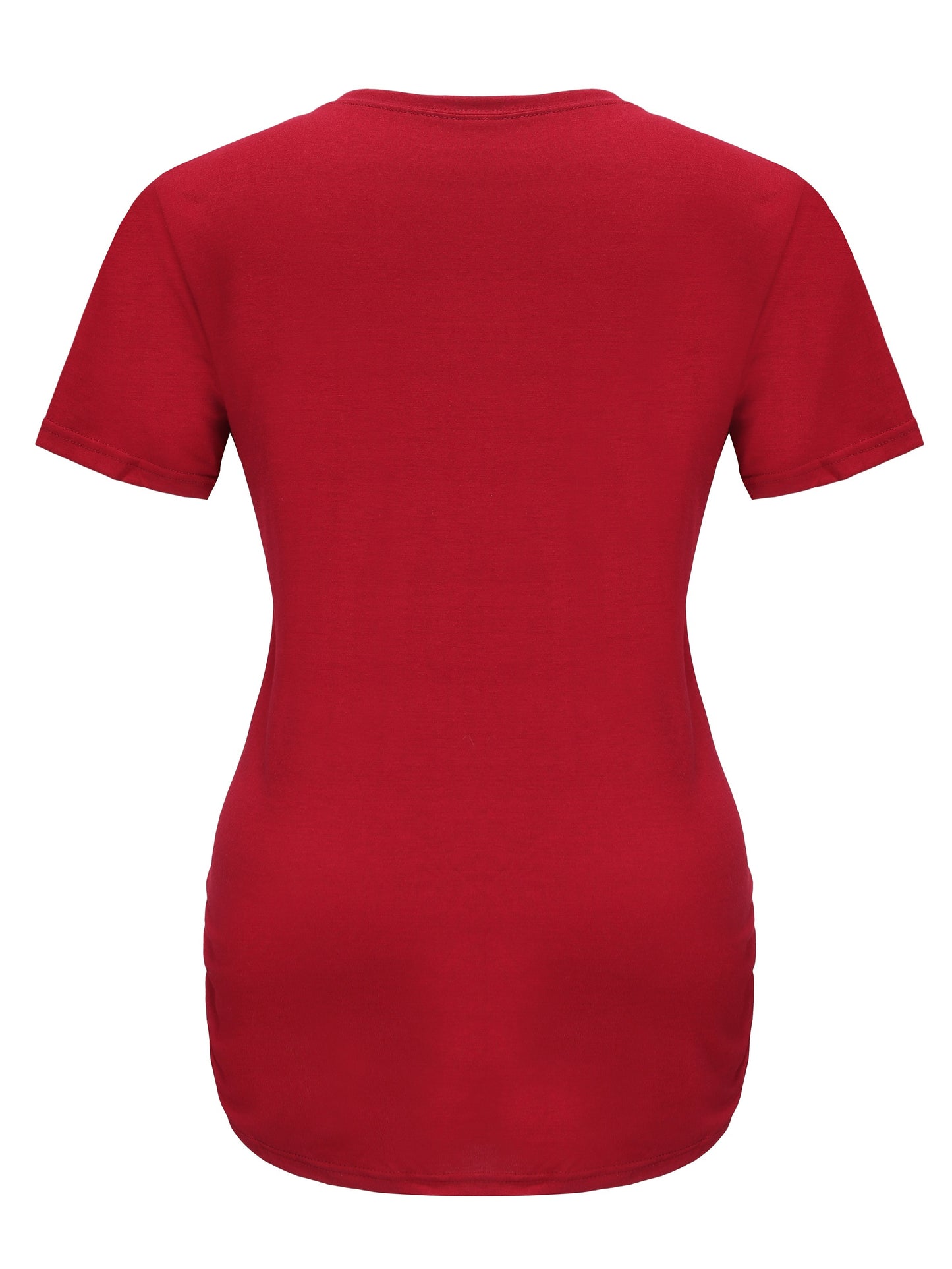 Maternity Casual Cartoon Cute Footprint Print Short Sleeve Slim Fit T-shirt For Summer Pregnancy Gift