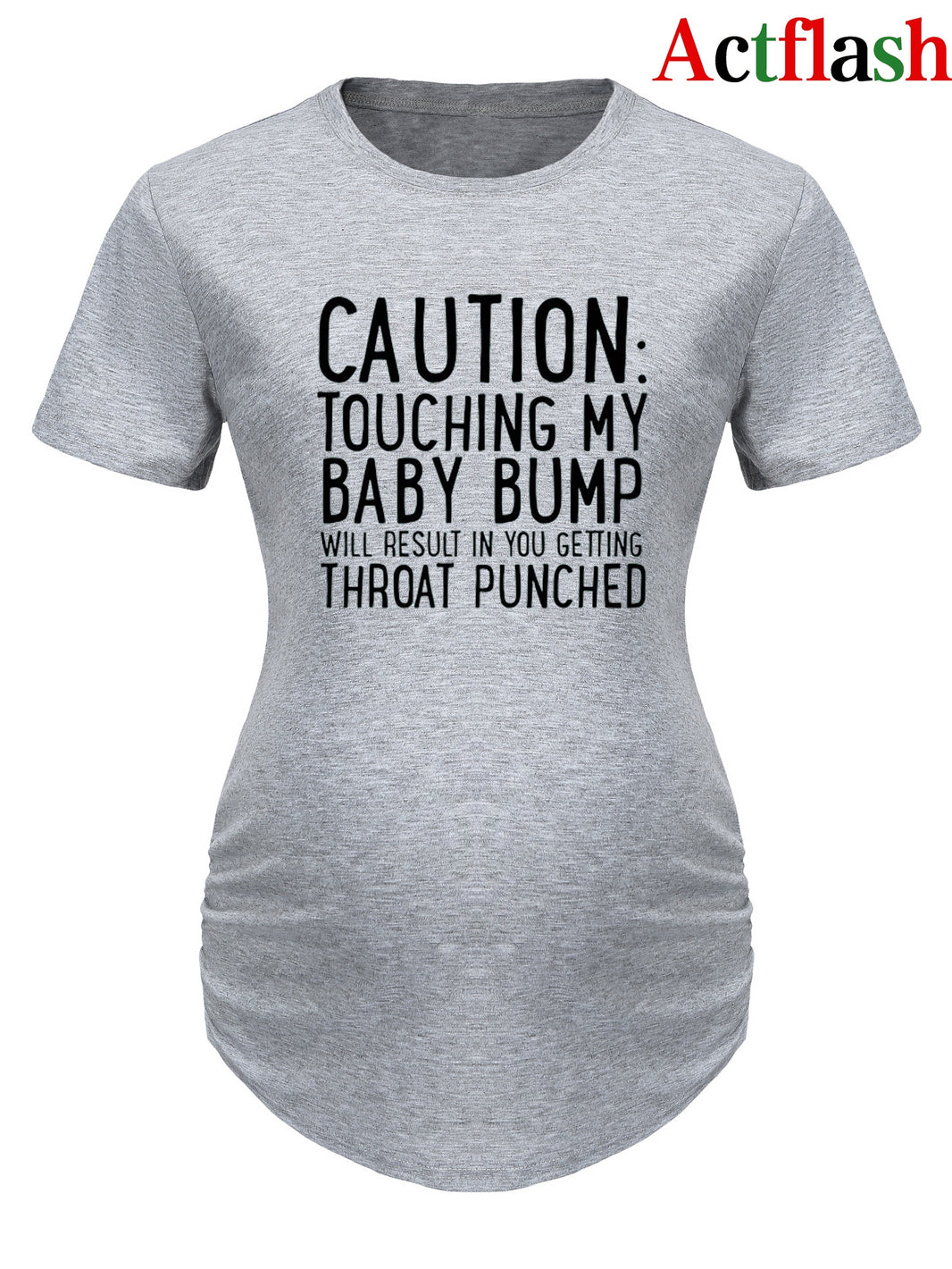 Women's Maternity T-Shirt, Slogan Graphic Print Tees