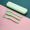 3PCS Portable Cutlery Set – Compact Knife, Fork & Spoon Combo, Lightweight & Travel-Friendly, Perfect for Students & Everyday Use