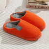 Women's Plush Slip-On Winter Slippers - Soft Fabric Upper, Non-Slip Rubber Sole, Hand-Washable Indoor House Shoes