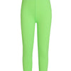 Girls Mid-Stretch High-Waist Leggings — Elastic Waist Skinny Fit, Breathable Ultra-Thin Polyester for Kids (Ages up to 12) — Spring/Summer Indoor & Outdoor