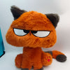 Cool Cat Plush Toy 40 cm (15.7 in) - Soft Polyester Stuffed Animal with Expressive Eyes & Fluffy Ears, Mixed Colors - Cute Holiday Gift for Cat Lovers